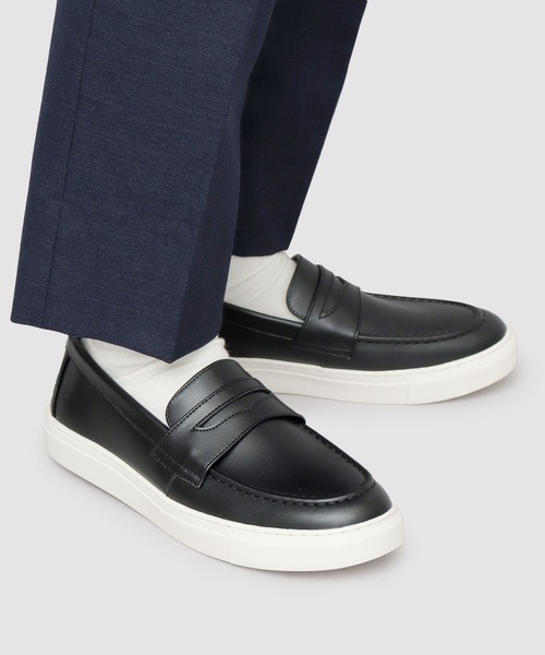 glabella（グラベラ）の「選べる3デザイン 大人のスマートスニーカー（レースアップ・ローファー・モカシンスリッポン）（スニーカー・メンズ・ホワイト/ブラック/ブラック系その他/ブラック系その他4/ブラック系その他3/ブラック系その他5/ブラック系その他2・S/M/L）」の10枚目の写真