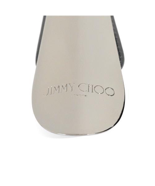 【新品・未使用】JIMMY CHOO 靴べら プリズム ミュール | ブラック レザー・ミュール | ジミー チュウ
