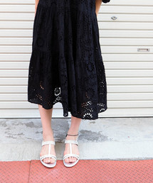 <cavacava (サヴァサヴァ) >ラインストーンサンダル