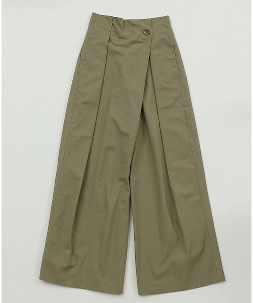 TODAYFUL(トゥデイフル)の「ツイルWラップアラウンドパンツ(その他パンツ・レディース・ナチュラル/グリーン系その他・36inch/38inch)」の8枚目の写真