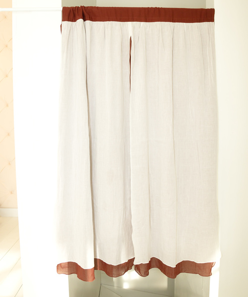 チャイハネ(チャイハネ)の「【チャイハネ】ガーゼのれん(インテリア雑貨・レディース・ブラウン/ブルー/グリーン/ホワイト/ターコイズブルー/オレンジ・FREE)」の3枚目の写真