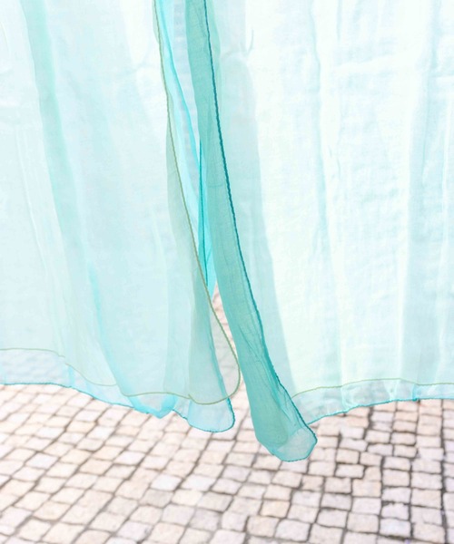 チャイハネ(チャイハネ)の「【チャイハネ】ガーゼのれん(インテリア雑貨・レディース・ブラウン/ブルー/グリーン/ホワイト/ターコイズブルー/オレンジ・FREE)」の21枚目の写真