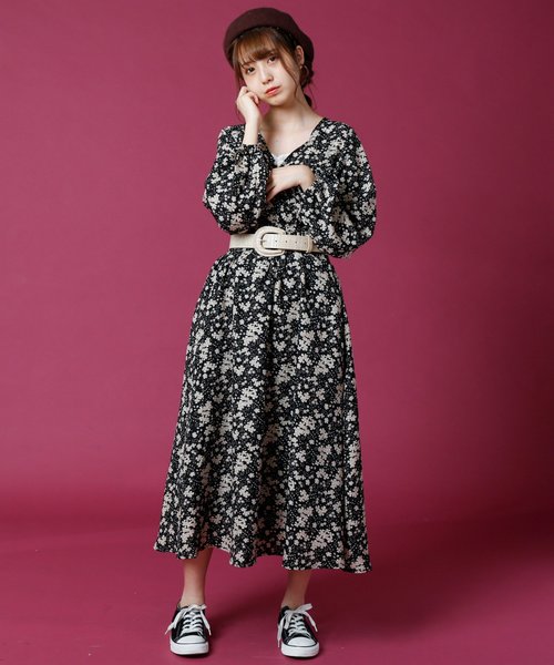 Ray Cassin レイカズン の 花柄カシュクールワンピース ワンピース Wear