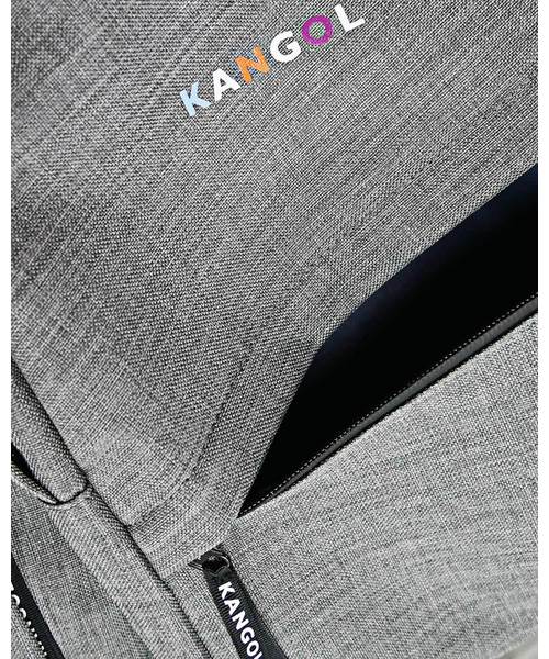 【 KANGOL / カンゴール 】 斜めジップカラー ロゴ リュック（バックパック/リュック）｜KANGOL（カンゴール）