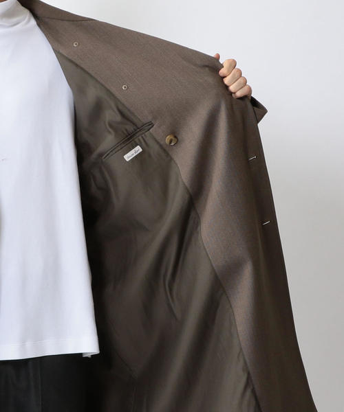 Steven Alan(スティーブンアラン)の「<Steven Alan> BRIT T/W BOLD TRENCH COAT/トレンチコート(トレンチコート・メンズ・ネイビー/ブラウン・SMALL/MEDIUM/LARGE)」の17枚目の写真