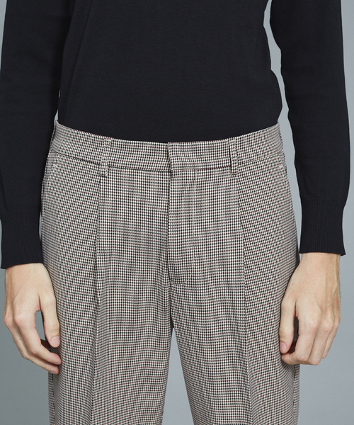 lideal（リデアル）の「【別注】lideal チェック/千鳥　パンツ（その他パンツ・メンズ・ホワイト/ブラウン・32/30/31）」の12枚目の写真
