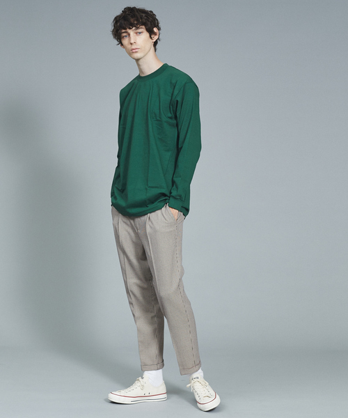 lideal（リデアル）の「【別注】lideal チェック/千鳥　パンツ（その他パンツ・メンズ・ホワイト/ブラウン・32/30/31）」の8枚目の写真