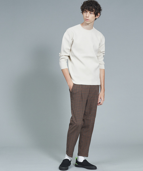 lideal（リデアル）の「【別注】lideal チェック/千鳥　パンツ（その他パンツ・メンズ・ホワイト/ブラウン・32/30/31）」の14枚目の写真