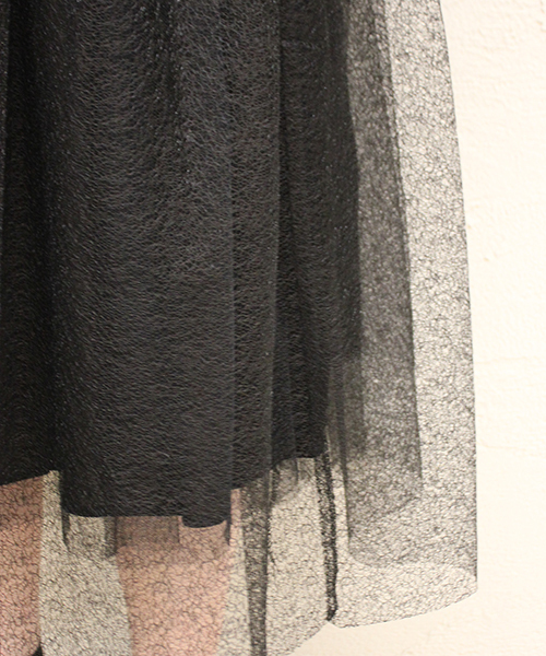 mystic（ミスティック）の「ロングチュールスカート（スカート・レディース・ホワイト/ブラック/ブロンズ/ネイビー・FREE/ﾌﾘ-）」の10枚目の写真