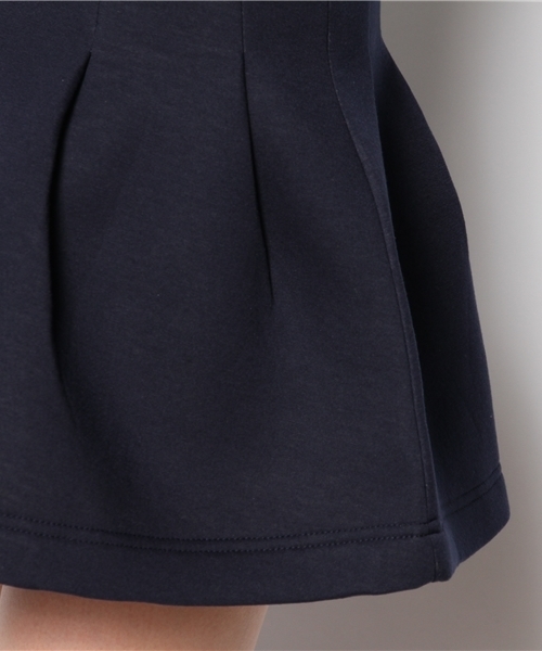 WEGO（ウィゴー）の「WEGO/ボンディングタックスカート（スカート・レディース・ブラック/杢グレー/ダークグリーン/ネイビー・FREE）」の9枚目の写真