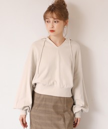 one after another NICE CLAUP | フード付きピグメントパーカー(パーカー)