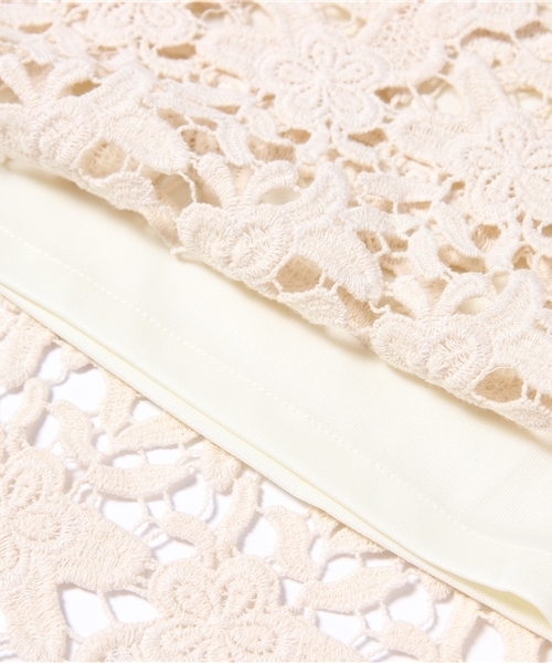 BLONDY ReLISH（ブロンディリリッシュ）の「ワッペンレースワンピース（ワンピース・レディース・ネイビー/ピンク/オフホワイト・MEDIUM/SMALL）」の16枚目の写真