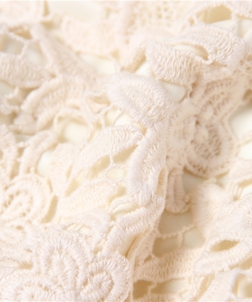 BLONDY ReLISH（ブロンディリリッシュ）の「ワッペンレースワンピース（ワンピース・レディース・ネイビー/ピンク/オフホワイト・MEDIUM/SMALL）」の17枚目の写真