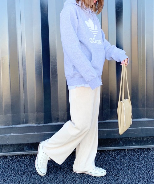 CLEA(クレア)の「ベロア コーデュロイ ワイド パンツ(その他パンツ・レディース・ブラック/ベージュ/ブラウン/アイボリー・FREE)」の22枚目の写真