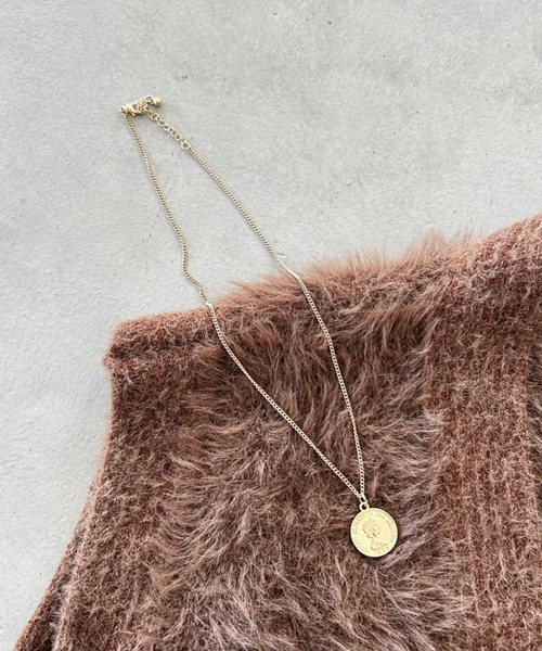 CLEA(クレア)の「コインモチーフネックレス(ネックレス・レディース・シルバー/ゴールド・FREE)」の4枚目の写真