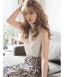 EVRIS | ラメタートルノースリーブ(ニット/セーター)