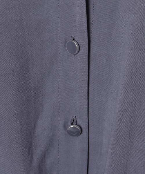 PAGEBOY（ページボーイ）の「EcoVeroイージーケアワンピース（シャツワンピース・レディース・ブラック/ブルー/グレイッシュベージュ・FREE）」の21枚目の写真