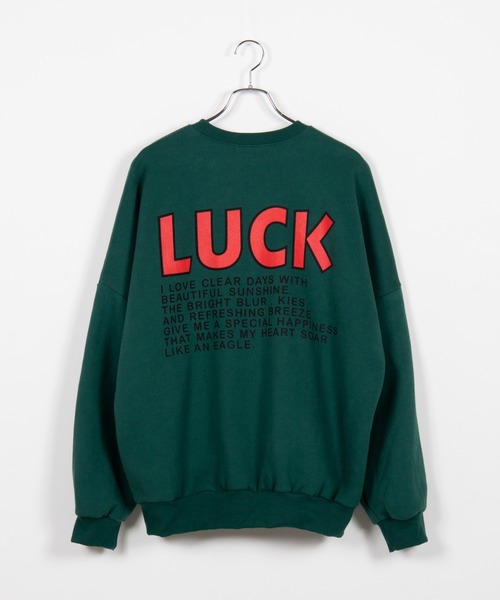 DING(ディング)の「DING/LUCK裏起毛スウェット(スウェット・レディース・イエロー/グリーン/ブラウン・FREE)」の14枚目の写真