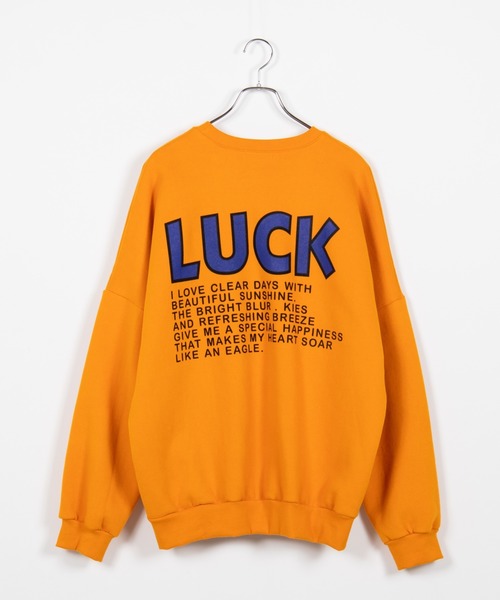 DING(ディング)の「DING/LUCK裏起毛スウェット(スウェット・レディース・イエロー/グリーン/ブラウン・FREE)」の15枚目の写真