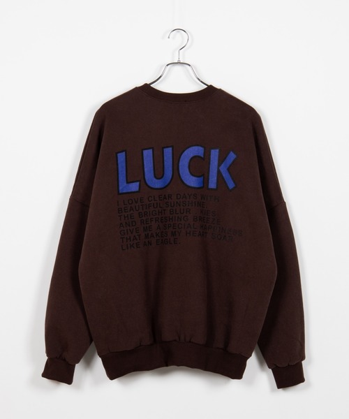 DING(ディング)の「DING/LUCK裏起毛スウェット(スウェット・レディース・イエロー/グリーン/ブラウン・FREE)」の13枚目の写真