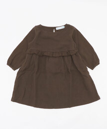 Catherine Cottage | ダブルガーゼフリルワンピース　長袖(ワンピース)