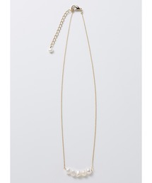 ＩＥＤＩＴ　やわらかな輝き　淡水パールネックレス〈アイボリー〉