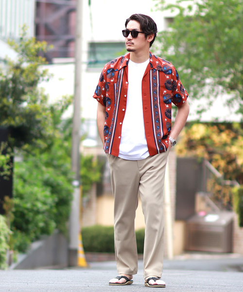 DUKE KAHANAMOKU(デューク カハナモク)の「【DUKE KAHANAMOKU / デュークカハナモク】PALM TREE(シャツ/ブラウス・メンズ・ブラウン/ブラック・MEDIUM/LARGE/X-LARGE)」の14枚目の写真