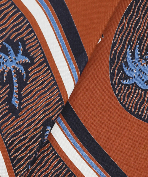 DUKE KAHANAMOKU(デューク カハナモク)の「【DUKE KAHANAMOKU / デュークカハナモク】PALM TREE(シャツ/ブラウス・メンズ・ブラウン/ブラック・MEDIUM/LARGE/X-LARGE)」の3枚目の写真