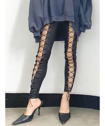 GYDA | フロントレースUPレギンス(その他パンツ)