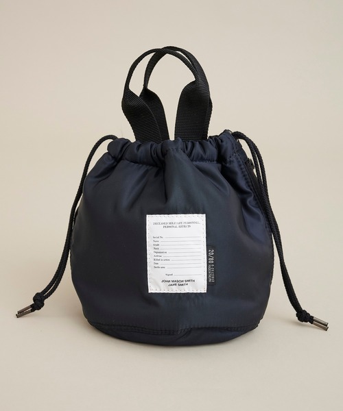 JANESMITH(ジェーンスミス)の「【JANE SMITH(ジェーンスミス)】巾着バッグ 20WBG-#941L(ハンドバッグ・レディース・ブラック/ベージュ/カーキ・FREE)」の16枚目の写真