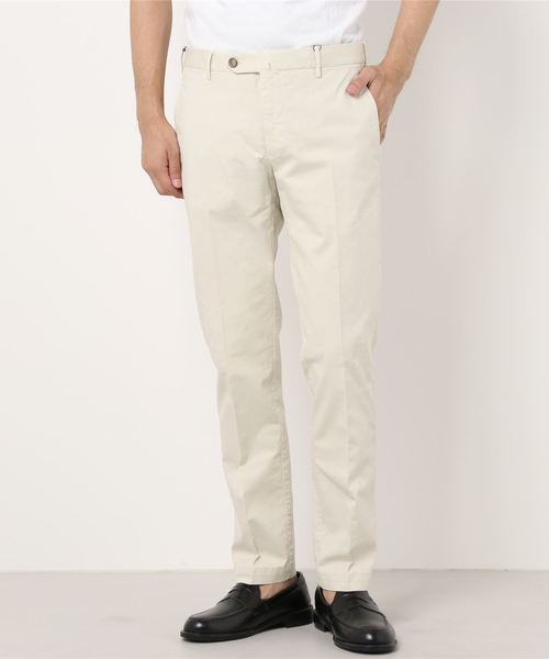 PT01(ピーティーゼロウーノ)の「PT01 / ストレッチカラースラックス(スラックス・メンズ・ベージュ/レッド/イエロー・50/44)」の2枚目の写真