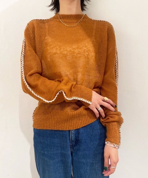 TODAYFUL（トゥデイフル）の「ステッチソフトニット（ニット/セーター