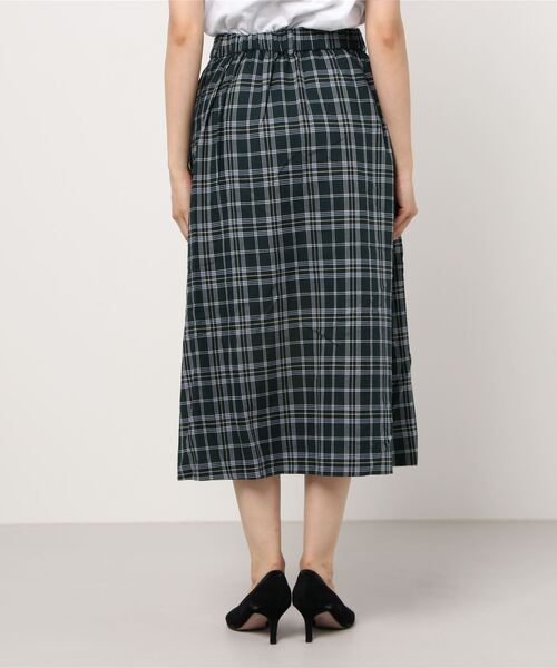 WEGO（ウィゴー）の「WEGO/チェックロングスカート（スカート・レディース・グリーン系その他2/グレー系その他2/ベージュ系その他2/ブラウン系その他2・FREE）」の5枚目の写真