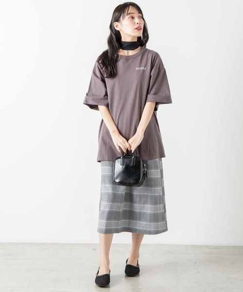 WEGO（ウィゴー）の「WEGO/チェックロングスカート（スカート・レディース・グリーン系その他2/グレー系その他2/ベージュ系その他2/ブラウン系その他2・FREE）」の15枚目の写真