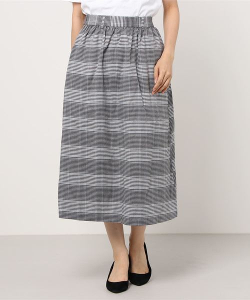 WEGO（ウィゴー）の「WEGO/チェックロングスカート（スカート・レディース・グリーン系その他2/グレー系その他2/ベージュ系その他2/ブラウン系その他2・FREE）」の12枚目の写真