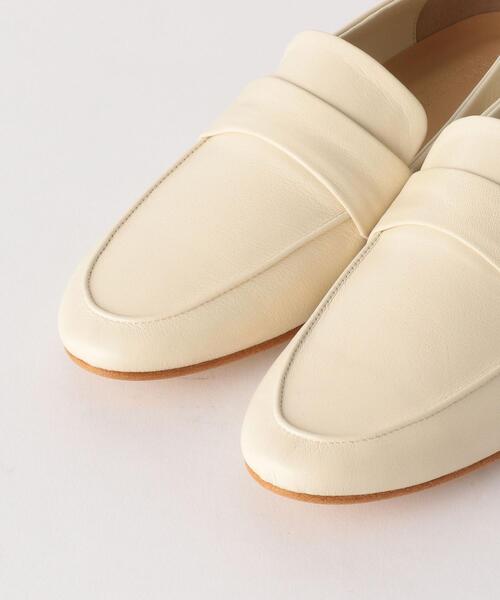 BEAUTY&YOUTH UNITED ARROWS(ビューティーアンドユースユナイテッドアローズ)の「BY レザーソフトローファー(ローファー・レディース・オフホワイト/ブラック・35h/38/36h/37h/36/37)」の3枚目の写真