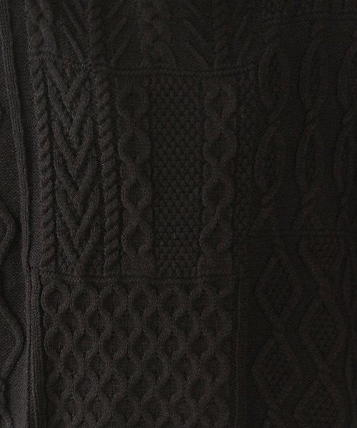 LOWRYS FARM（ローリーズファーム）の「ケーブルキリカエプルオーバーＬＳ　917459（ニット/セーター・レディース・ブラック/ベージュ/オレンジ/アイボリー・FREE）」の17枚目の写真