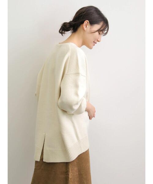 AMERICAN HOLIC（アメリカンホリック）の「Vネックバックスリットニットプルオーバー ○＊（ニット/セーター・レディース・ブラウン/イエロー/アイボリー/ミント/ラベンダー/グレー系その他2・M/L）」の7枚目の写真