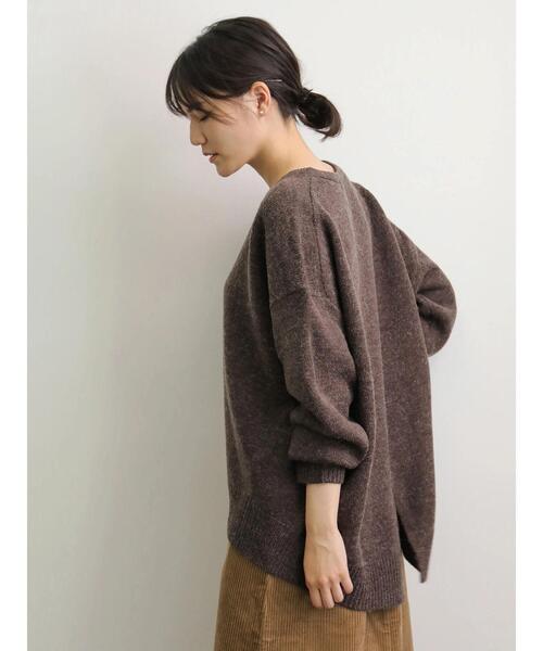 AMERICAN HOLIC（アメリカンホリック）の「Vネックバックスリットニットプルオーバー ○＊（ニット/セーター・レディース・ブラウン/イエロー/アイボリー/ミント/ラベンダー/グレー系その他2・M/L）」の9枚目の写真