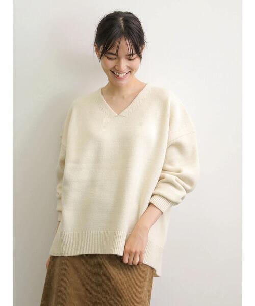 AMERICAN HOLIC（アメリカンホリック）の「Vネックバックスリットニットプルオーバー ○＊（ニット/セーター・レディース・ブラウン/イエロー/アイボリー/ミント/ラベンダー/グレー系その他2・M/L）」の13枚目の写真