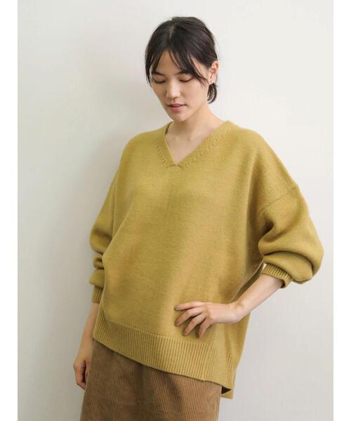 AMERICAN HOLIC（アメリカンホリック）の「Vネックバックスリットニットプルオーバー ○＊（ニット/セーター・レディース・ブラウン/イエロー/アイボリー/ミント/ラベンダー/グレー系その他2・M/L）」の20枚目の写真