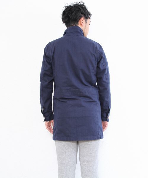 coen（コーエン）の「SMITH（スミス）別注ショップコート（ステンカラーコート・メンズ・ロイヤルブルー/ブラウン・LARGE/MEDIUM/SMALL）」の11枚目の写真
