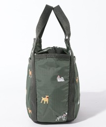 【レスポートサック】リボン 犬 ドッグ 総柄 ショルダーバッグ ポーチ付き 黒 LeSportsac☆レスポートサック☆犬柄☆ショルダーバック☆レスポ