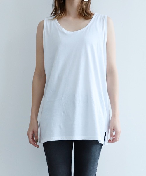 reca(レカ)の「選べる4タイプ レイヤードタンクトップ(タンクトップ・レディース・ホワイト/ホワイト系その他/ホワイト系その他2/ホワイト系その他3/ホワイト系その他4・FREE)」の9枚目の写真