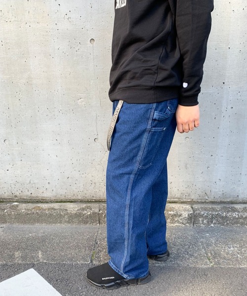 Carhartt（カーハート）の「carhartt／カーハート　ルーズフィット ワークダンガリーパンツ（デニムパンツ・メンズ・ライトブルー/ブルー・32inch/36inch/34inch）」の8枚目の写真