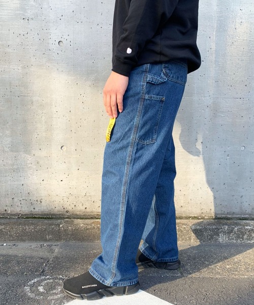 Carhartt（カーハート）の「carhartt／カーハート　ルーズフィット ワークダンガリーパンツ（デニムパンツ・メンズ・ライトブルー/ブルー・32inch/36inch/34inch）」の10枚目の写真