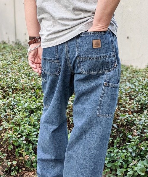 Carhartt（カーハート）の「carhartt／カーハート　ルーズフィット ワークダンガリーパンツ（デニムパンツ・メンズ・ライトブルー/ブルー・32inch/36inch/34inch）」の18枚目の写真