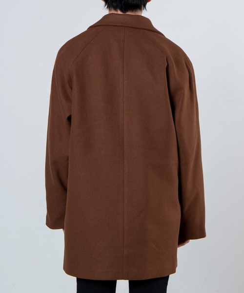 WEGO(ウィゴー)の「WEGO/ビッグシルエットメルトンテーラーコート(テーラードジャケット・メンズ・ブラック/グレー系その他/ブラウン系その他・MEDIUM/LARGE)」の17枚目の写真