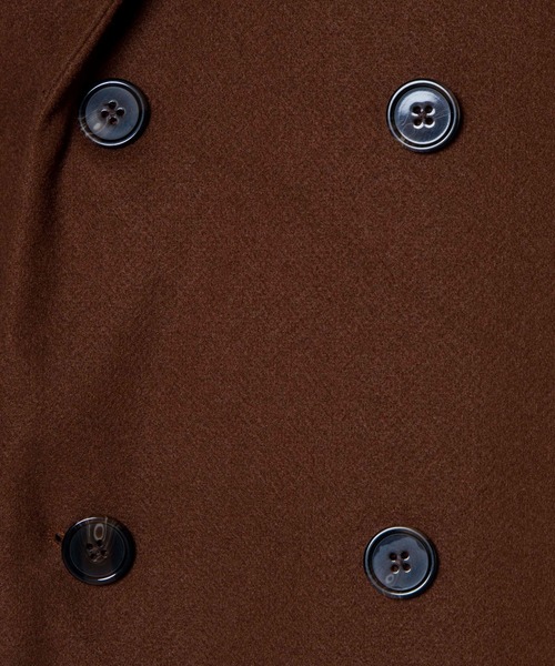 WEGO(ウィゴー)の「WEGO/ビッグシルエットメルトンテーラーコート(テーラードジャケット・メンズ・ブラック/グレー系その他/ブラウン系その他・MEDIUM/LARGE)」の19枚目の写真