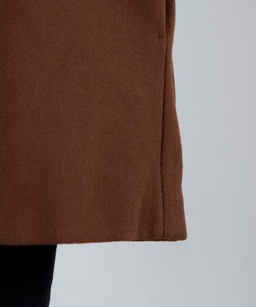 WEGO(ウィゴー)の「WEGO/ビッグシルエットメルトンテーラーコート(テーラードジャケット・メンズ・ブラック/グレー系その他/ブラウン系その他・MEDIUM/LARGE)」の22枚目の写真